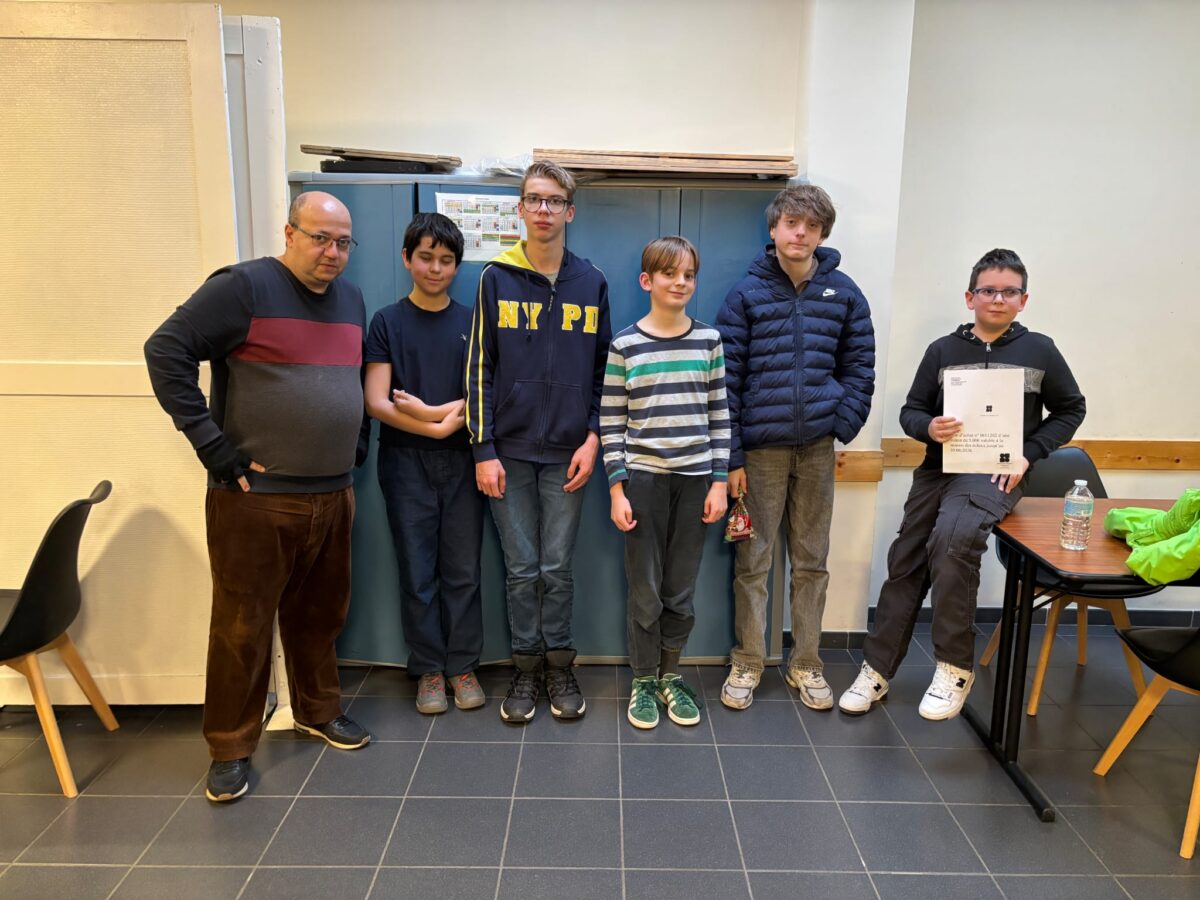 Résultats du 1er tournoi u16 de 2026